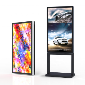 Outdoor IP66 IP67 Digital Advertising Signage Poster Totem