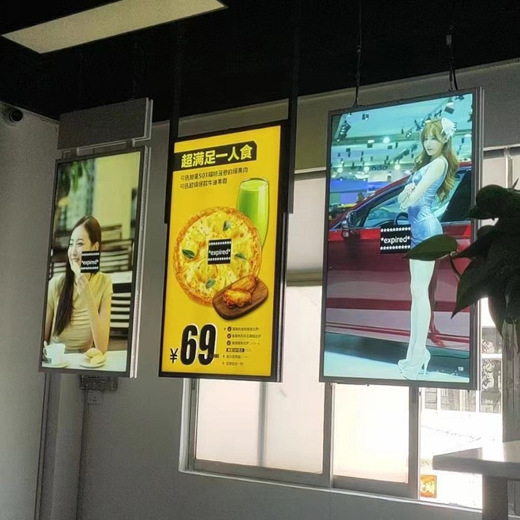 Middle East Indoor Outward Facing Shop Window Digital LCD Signage 