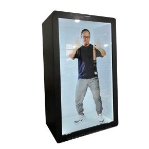 86 inch Human Size Large 3D Hologram Transparent LCD Display Box