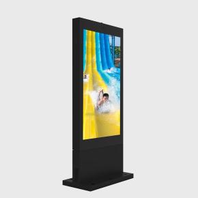 Floor Standing Outdoor LCD Digital Advertising Signage Poster Totem
