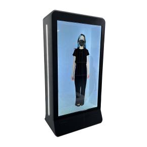 75 inch Large 3D Hologram Transparent LCD Display Box 